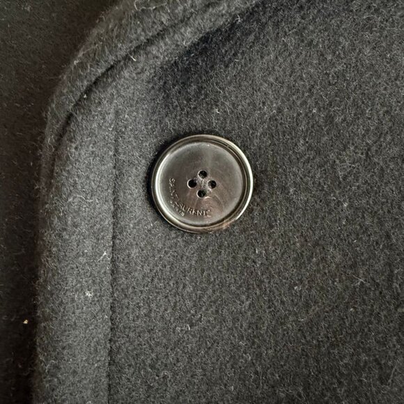 SAINT LAURENT Double-breasted peacoat in wool - Picture 5 of 7